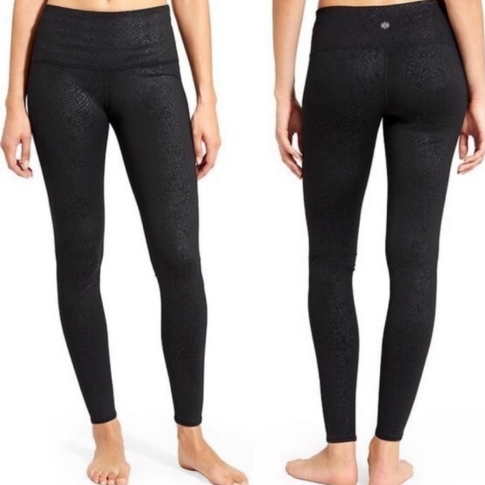 Athleta Snakeskin Leggings SP